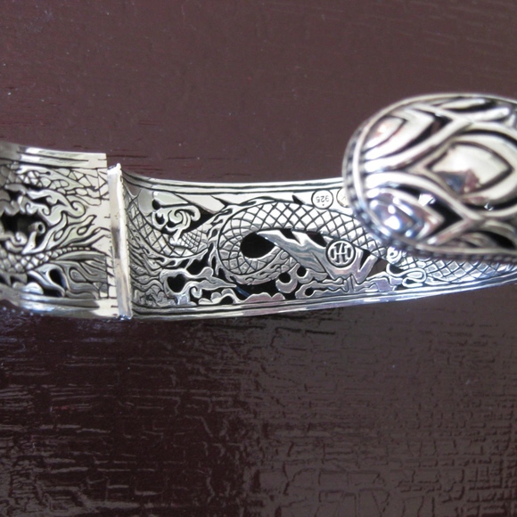 JOHN HARDY silver-gold-lacquer kick cuff bracelet - Picture 3 of 5